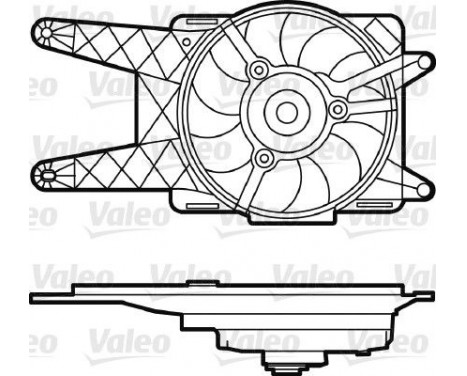 Ventilateur, refroidissement du moteur 698562 Valeo, Image 2