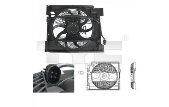 Ventilateur, refroidissement du moteur 803-0006 TYC