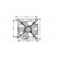 Ventilateur, refroidissement du moteur 8121746 International Radiators