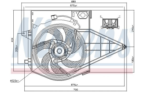 Ventilateur, refroidissement du moteur 85003 Nissens, Image 7