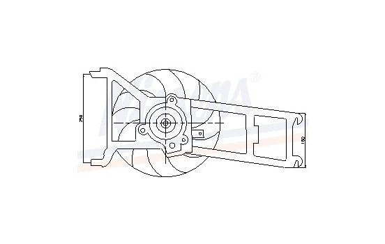 Ventilateur, refroidissement du moteur 85023 Nissens, Image 6