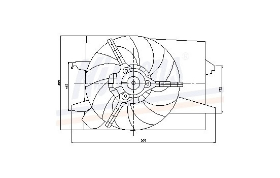 Ventilateur, refroidissement du moteur 85032 Nissens, Image 6