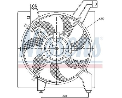 Ventilateur, refroidissement du moteur 85034 Nissens, Image 7