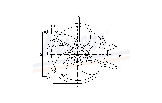 Ventilateur, refroidissement du moteur 85043 Nissens, Image 5
