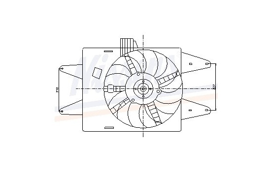 Ventilateur, refroidissement du moteur 85133 Nissens, Image 6