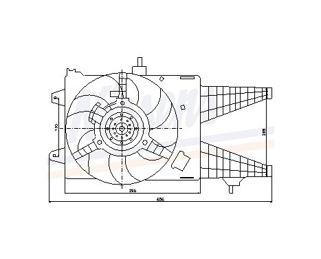 Ventilateur, refroidissement du moteur 85137 Nissens, Image 6