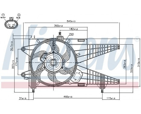 Ventilateur, refroidissement du moteur 85137 Nissens, Image 7