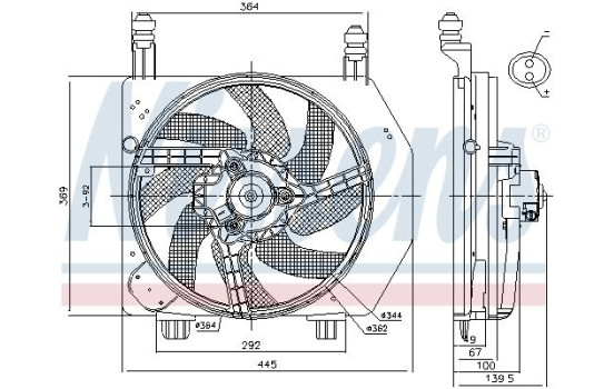Ventilateur, refroidissement du moteur 85172 Nissens, Image 7