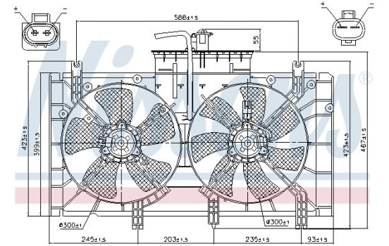 Ventilateur, refroidissement du moteur 85221 Nissens, Image 8