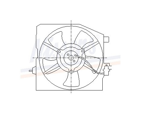 Ventilateur, refroidissement du moteur 85224 Nissens, Image 3