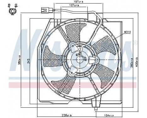 Ventilateur, refroidissement du moteur 85224 Nissens, Image 4