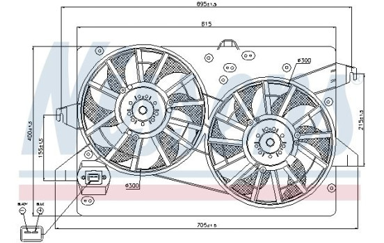 Ventilateur, refroidissement du moteur 85228 Nissens, Image 7