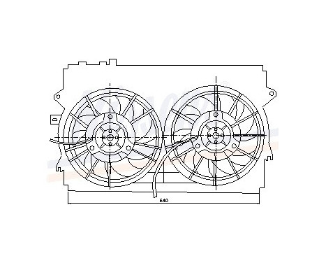 Ventilateur, refroidissement du moteur 85234 Nissens