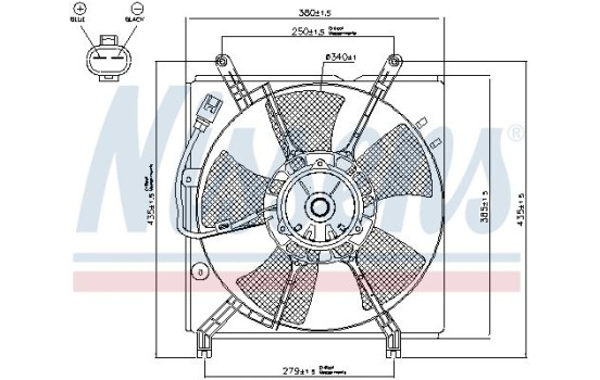 Ventilateur, refroidissement du moteur 85241 Nissens, Image 7