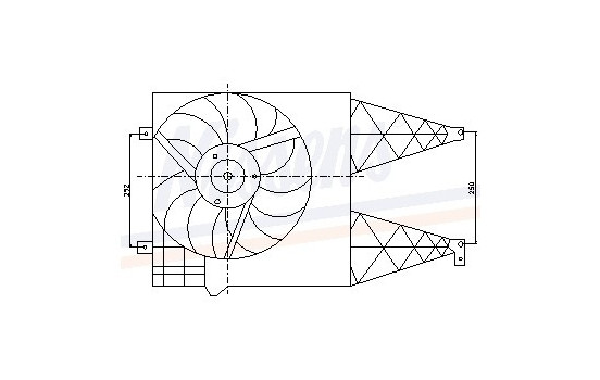 Ventilateur, refroidissement du moteur 85249 Nissens, Image 6