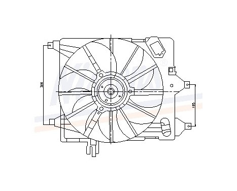 Ventilateur, refroidissement du moteur 85252 Nissens, Image 6