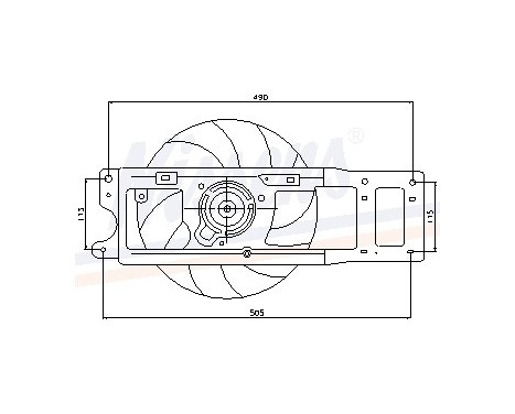 Ventilateur, refroidissement du moteur 85254 Nissens, Image 6