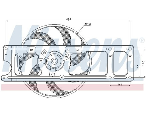 Ventilateur, refroidissement du moteur 85254 Nissens, Image 7