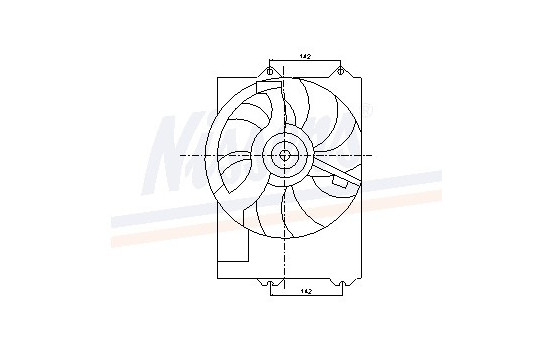 Ventilateur, refroidissement du moteur 85267 Nissens, Image 6