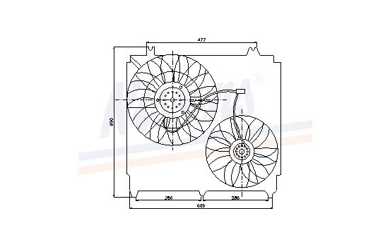 Ventilateur, refroidissement du moteur 85271 Nissens, Image 6