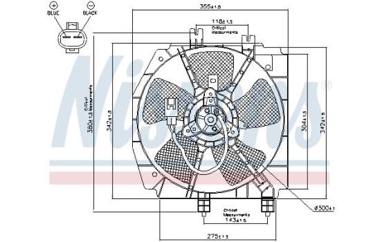 Ventilateur, refroidissement du moteur 85274 Nissens, Image 4
