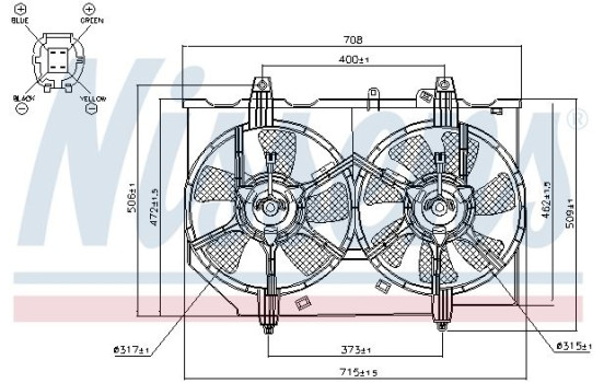 Ventilateur, refroidissement du moteur 85279 Nissens, Image 7