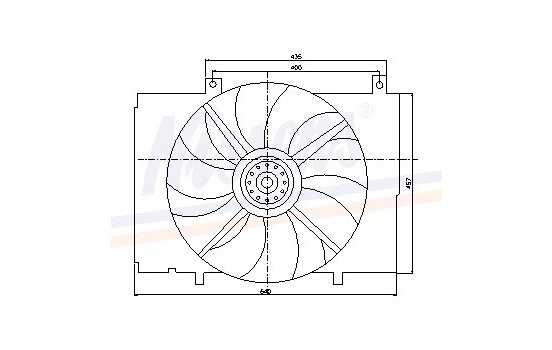 Ventilateur, refroidissement du moteur 85290 Nissens, Image 7