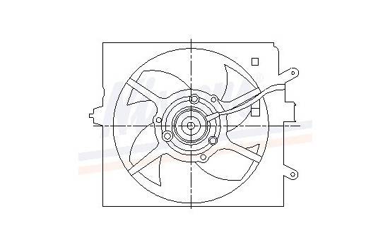 Ventilateur, refroidissement du moteur 85298 Nissens, Image 3
