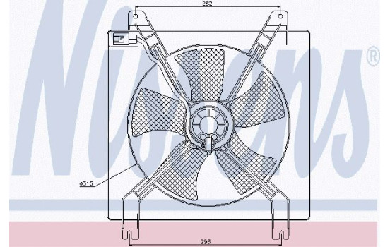 Ventilateur, refroidissement du moteur 85355 Nissens, Image 5