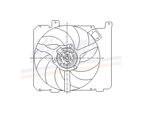 Ventilateur, refroidissement du moteur 85377 Nissens