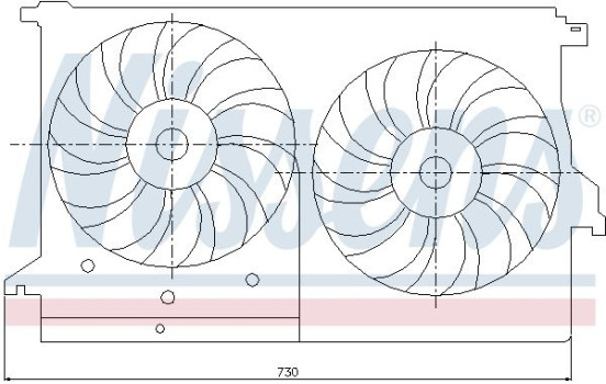 Ventilateur, refroidissement du moteur 85404 Nissens, Image 4
