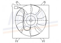 Ventilateur, refroidissement du moteur 85414 Nissens