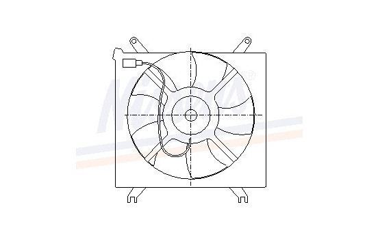 Ventilateur, refroidissement du moteur 85414 Nissens