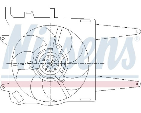 Ventilateur, refroidissement du moteur 85432 Nissens, Image 2