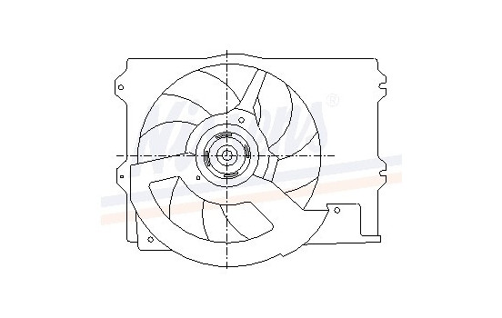 Ventilateur, refroidissement du moteur 85444 Nissens, Image 6