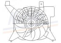 Ventilateur, refroidissement du moteur 85476 Nissens