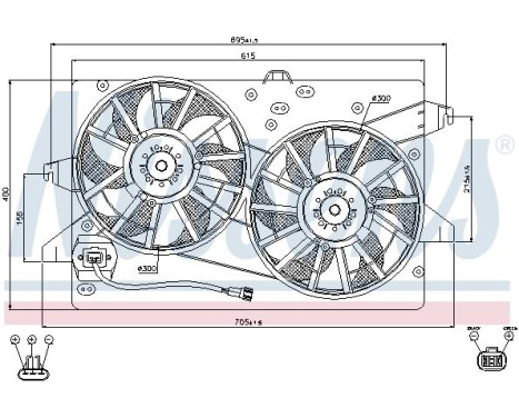 Ventilateur, refroidissement du moteur 85483 Nissens, Image 9