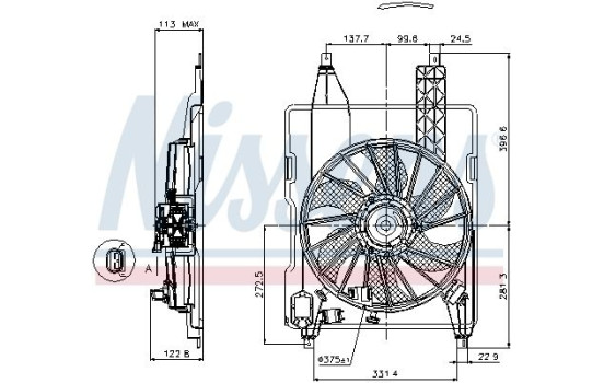 Ventilateur, refroidissement du moteur 85515 Nissens, Image 7