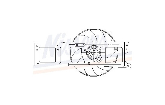 Ventilateur, refroidissement du moteur 85518 Nissens