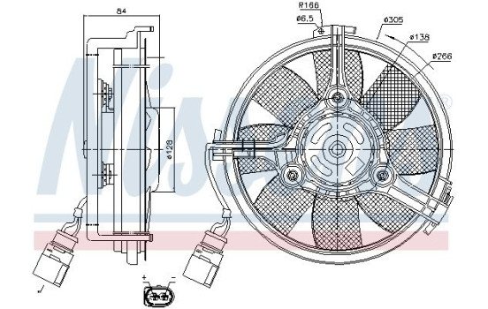 Ventilateur, refroidissement du moteur 85639 Nissens, Image 7