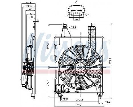 Ventilateur, refroidissement du moteur 85706 Nissens, Image 6