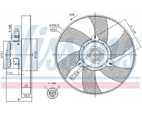 Ventilateur, refroidissement du moteur 85799 Nissens, Image 6