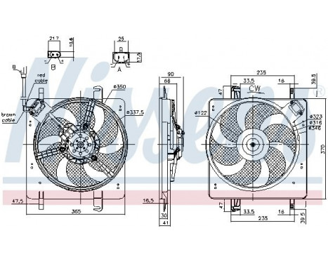 Ventilateur, refroidissement du moteur 85835 Nissens, Image 6