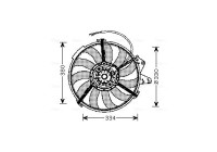 Ventilateur, refroidissement du moteur AI7507 Ava Quality Cooling