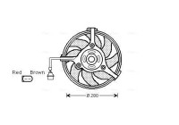 Ventilateur, refroidissement du moteur AI7510 Ava Quality Cooling