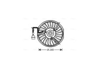 Ventilateur, refroidissement du moteur AI7511 Ava Quality Cooling