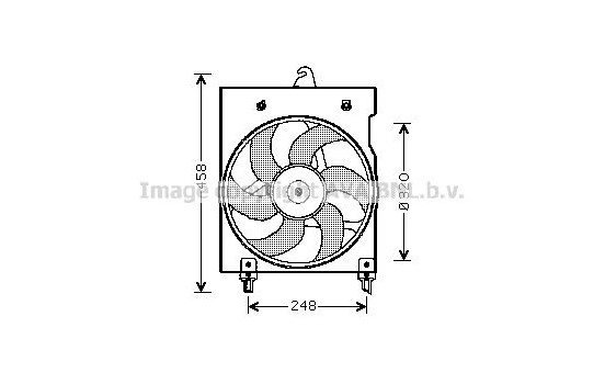 Ventilateur, refroidissement du moteur CN7524 Ava Quality Cooling