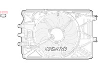 Ventilateur, refroidissement du moteur DER09069 Denso