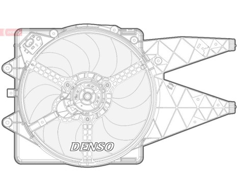 Ventilateur, refroidissement du moteur DER09092 Denso