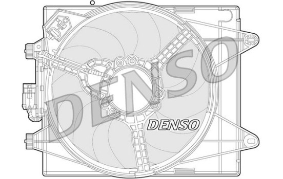 Ventilateur, refroidissement du moteur DER13005 Denso, Image 3